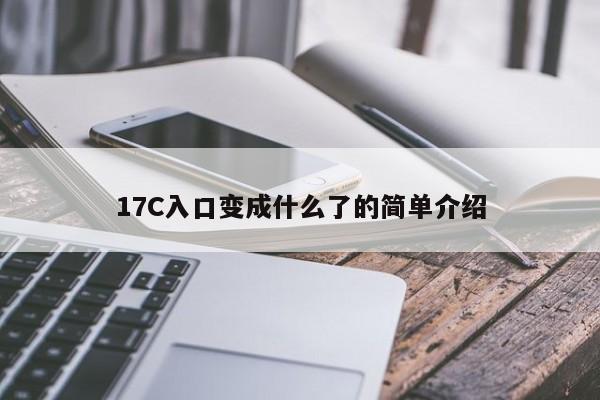 17C入口变成什么了的简单介绍