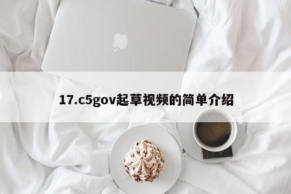17.c5gov起草视频的简单介绍