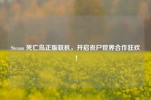 Steam 死亡岛正版联机，开启丧尸世界合作狂欢！